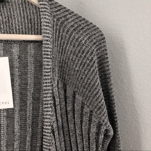 Knit Ribbed Duster Cardigan - Picture 7 of 7